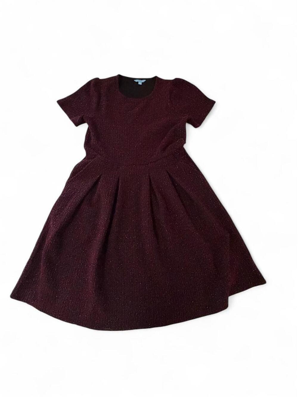 Draper James Women's Burgundy and Purple Dress